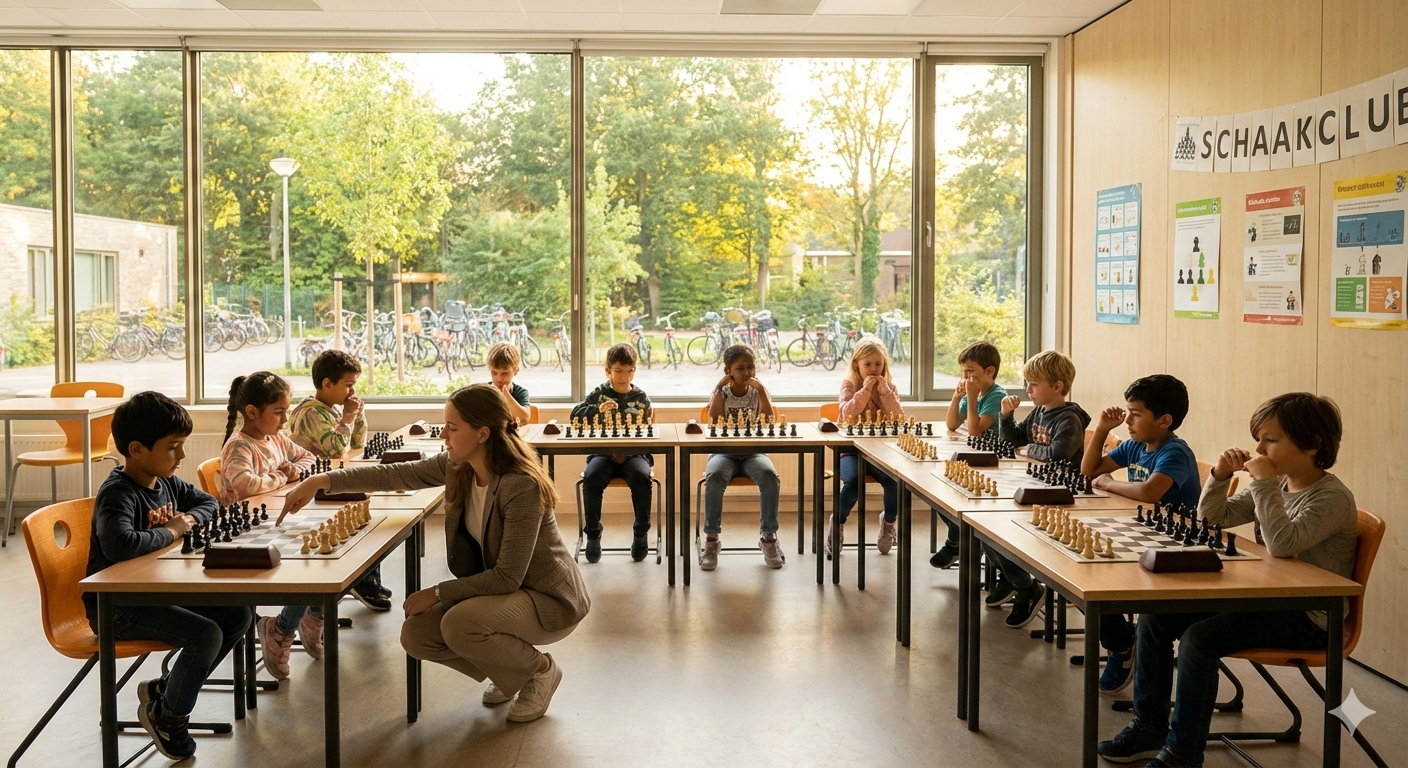 After-school enrichment session at an international school in the Netherlands